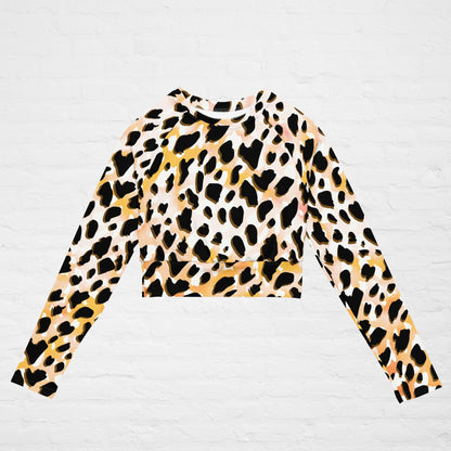 FIT LEOPARD CROP/RASH VEST