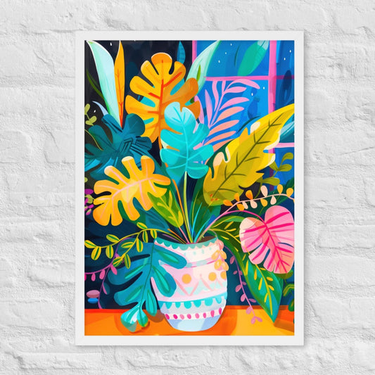 Framed Print: CHEEEESE PLANT