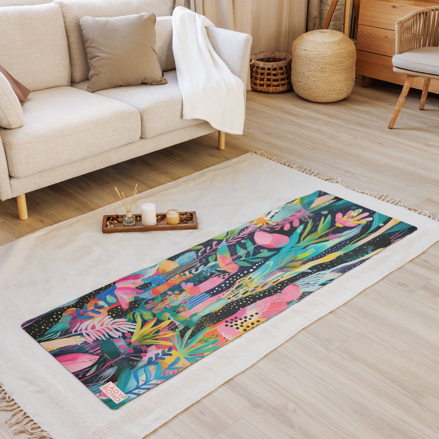 NEON JUNGLE YOGA MAT